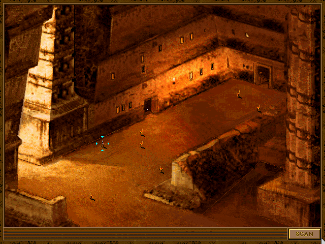 Alien Logic (DOS) screenshot: Village