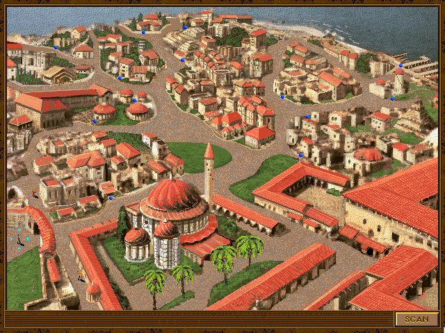 Alien Logic (DOS) screenshot: City