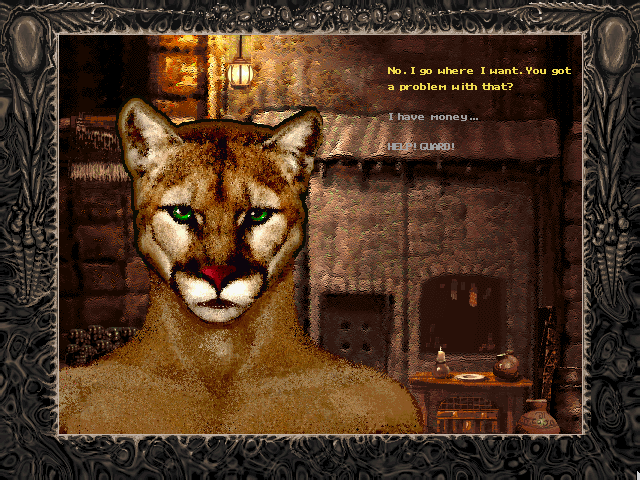 Alien Logic (DOS) screenshot: Cougar