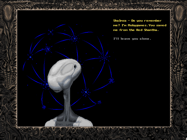 Alien Logic (DOS) screenshot: Shantha