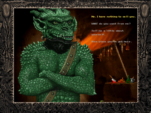 Alien Logic (DOS) screenshot: Butcher