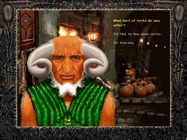 Alien Logic (DOS) screenshot: Goat-man