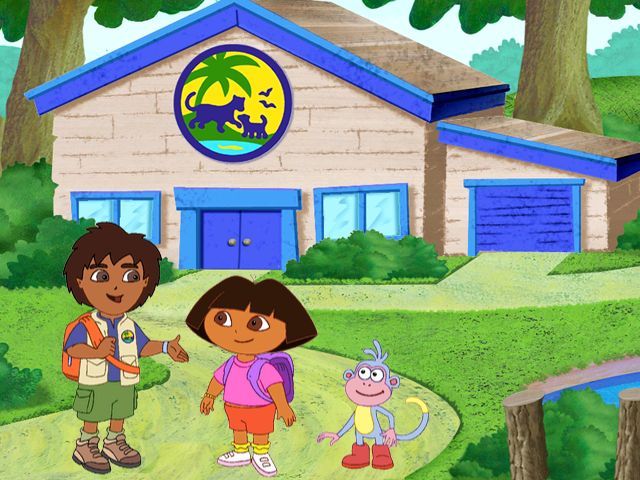 Dora the Explorer: Animal Adventures (Windows) screenshot: Diego explains the problem.