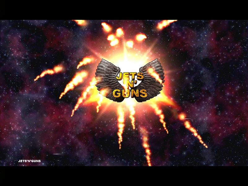 Jets 'n' Guns Gold (Windows) screenshot: Title screen