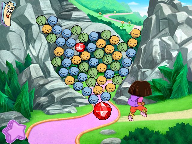 Dora the Explorer: Fairytale Adventure (Windows) screenshot: Have to find a way to unblock the Dragon Cave
