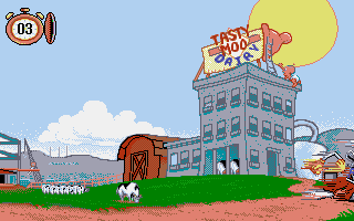 Hare Raising Havoc (DOS) screenshot: See?