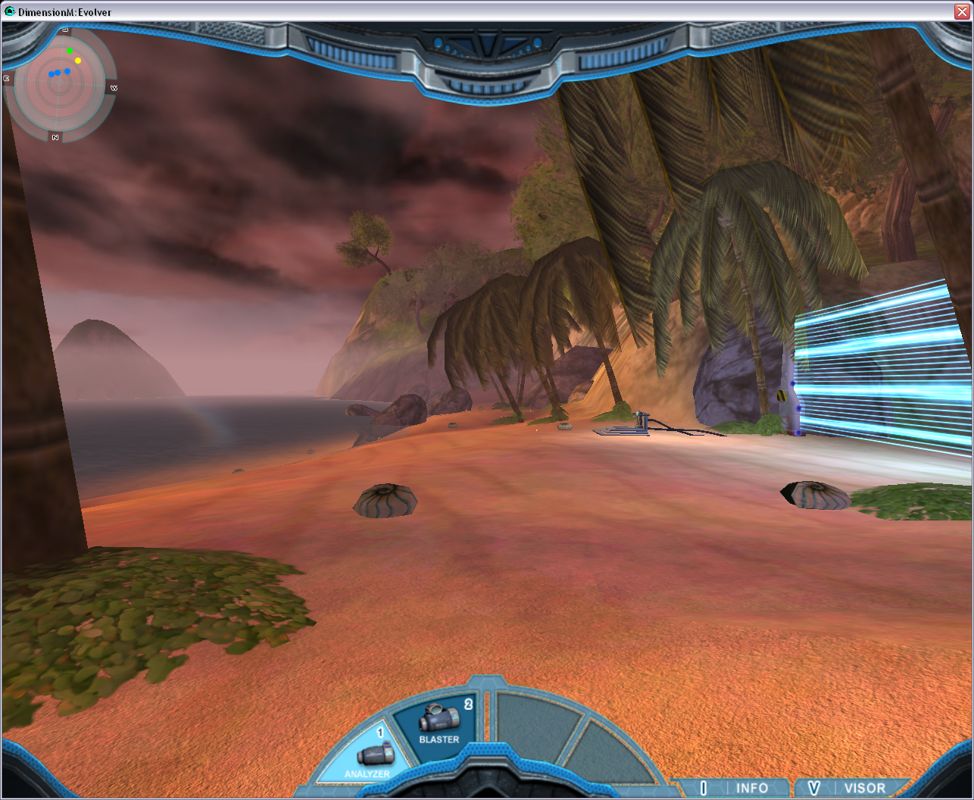 Dimension M: Evolver (Windows) screenshot: First level opening scene