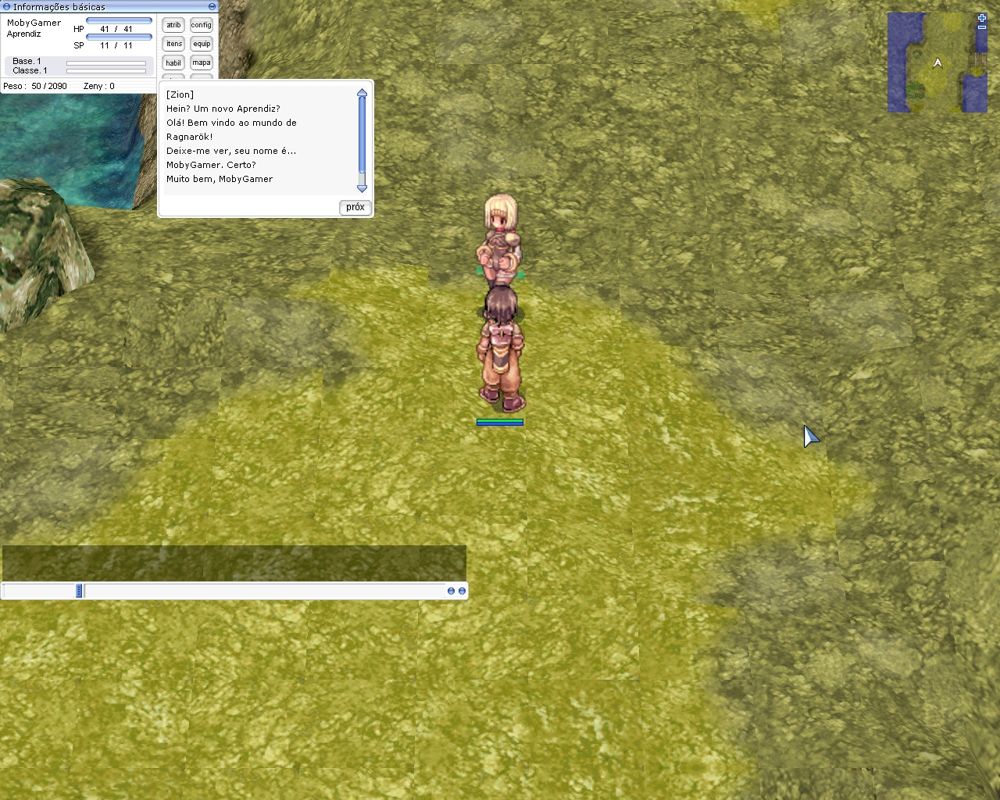 Ragnarök Online (Windows) screenshot: Just arriving at the world...