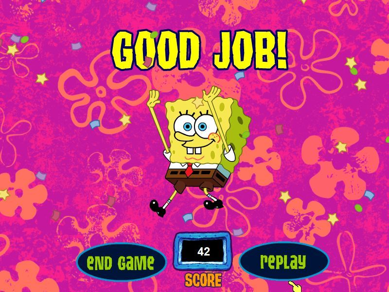 Screenshot of SpongeBob SquarePants: Typing (Windows, 2004) - MobyGames