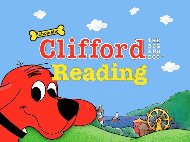 Clifford the Big Red Dog: Reading (Windows) screenshot: Clifford's title screen