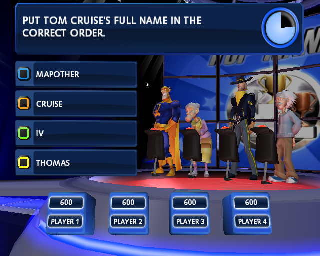 Buzz! The Mega Quiz (PlayStation 2) screenshot: Top Rank Round