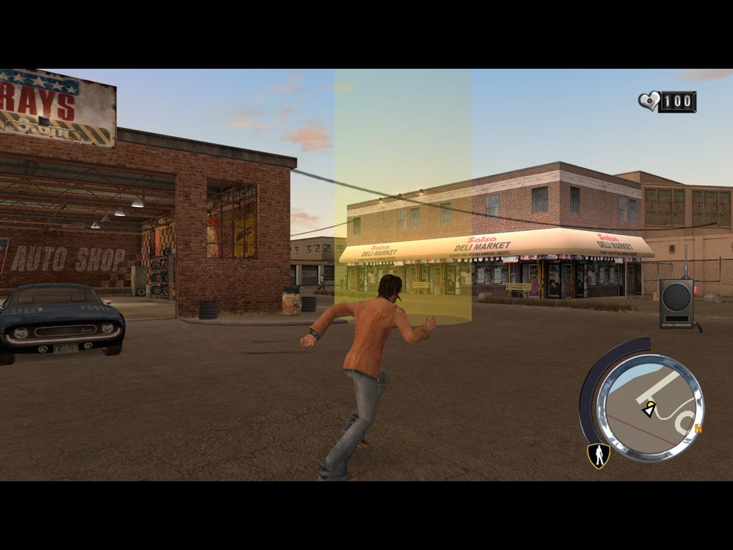 Driver: Parallel Lines (Windows) screenshot: Although your car is your home, you can also go for a walk.