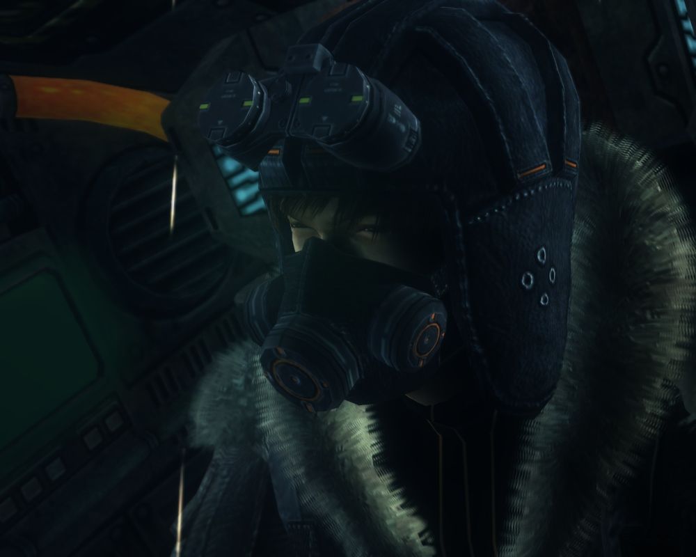 Lost Planet: Extreme Condition (Windows) screenshot: This is wayne, the main protagonist. (Ingame cutscene)