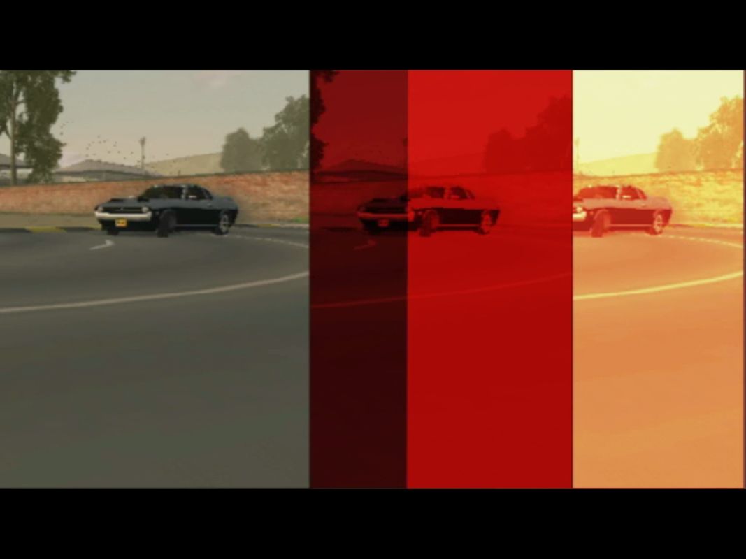 Driver: Parallel Lines (Windows) screenshot: 70ies style car montage (intro)