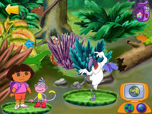 Dora the Explorer: Animal Adventures (Windows) screenshot: Do the same on the river...