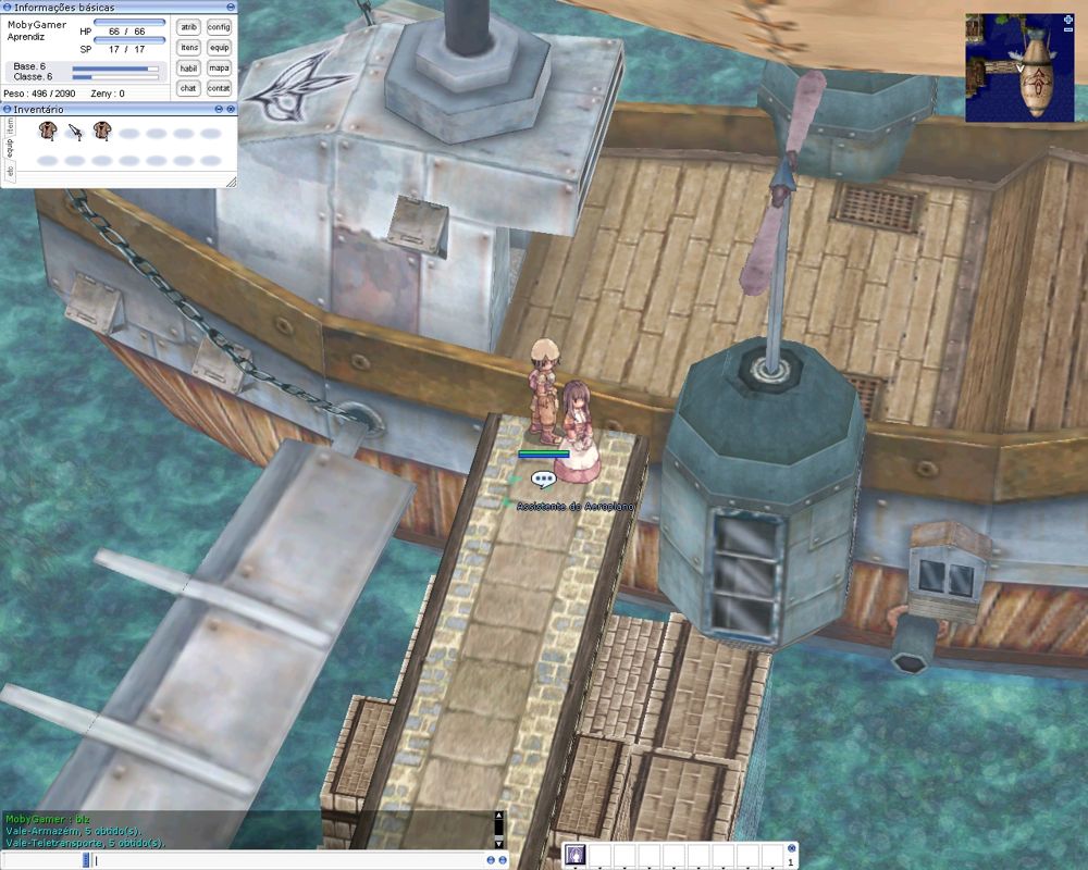 Ragnarök Online (Windows) screenshot: This is an airport, from here you can achieve other cities.