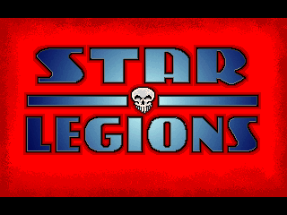 Trevor Sorensen's Star Legions (DOS) screenshot: Intro screen.