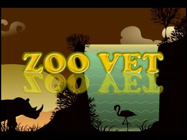 Zoo Vet (Windows) screenshot: Title screen