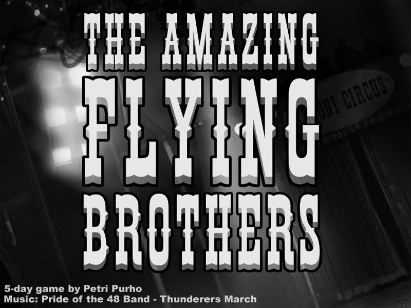 The Amazing Flying Brothers (Windows) screenshot: Title screen