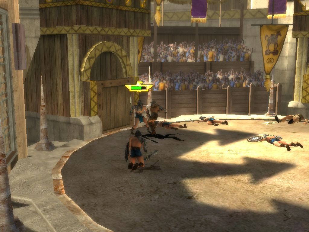 Gladiator: Sword of Vengeance (Windows) screenshot: The beginning: gladiator fights in Rome