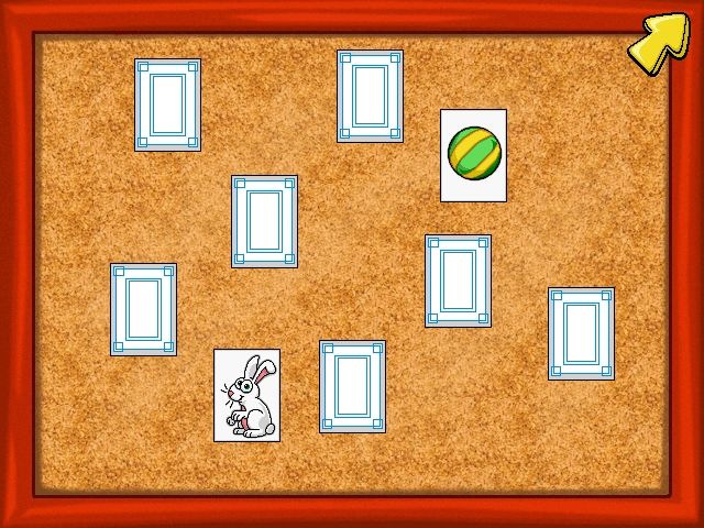 Putt-Putt Joins the Circus (Windows) screenshot: The obligatory concentration game