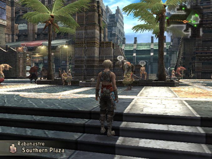 Final Fantasy XII (PlayStation 2) screenshot: Lively city of Rabanastre
