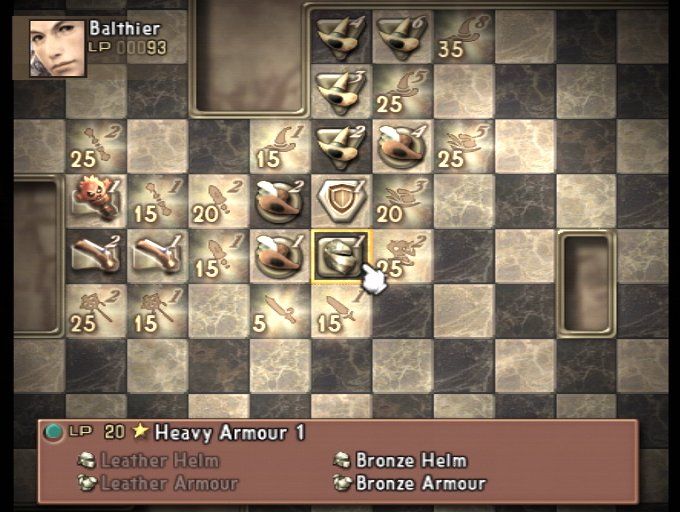 Final Fantasy XII (PlayStation 2) screenshot: Each character must obtain a license before any equipment or magic could be used