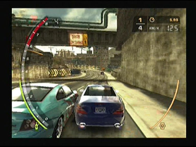 Need for Speed: Most Wanted (PlayStation 2) screenshot: Drag Race