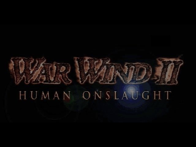 War Wind II: Human Onslaught (Windows) screenshot: Title screeen