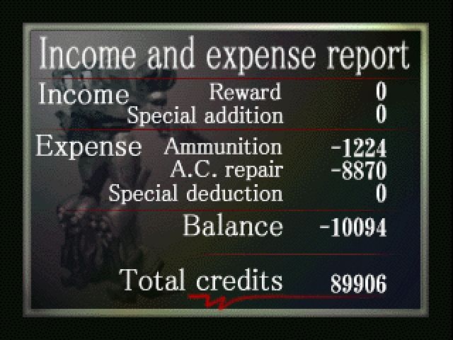 Screenshot of Armored Core Project Phantasma (PlayStation, 1997