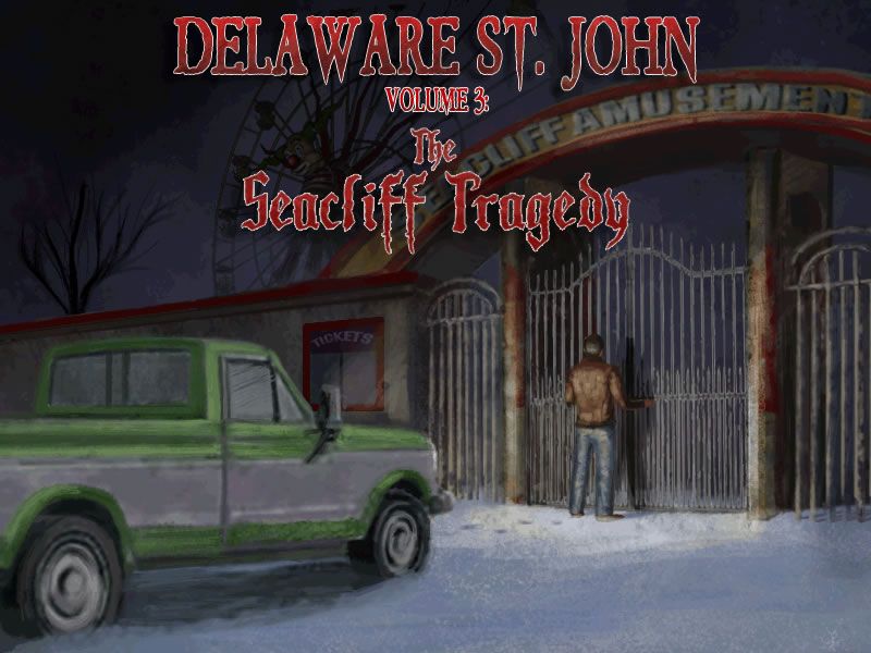 Delaware St. John: Volume 3: The Seacliff Tragedy (Windows) screenshot: Title screen