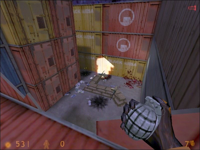 Half-Life: Uplink (Windows) screenshot: Ah-ha! Who's laughing now?