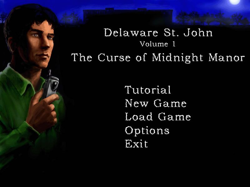 Delaware St. John: Volume 1: The Curse of Midnight Manor (Windows) screenshot: Main game screen