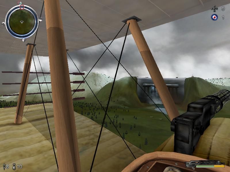 Wings of Honour (Windows) screenshot: You can turn your head any direction you want.