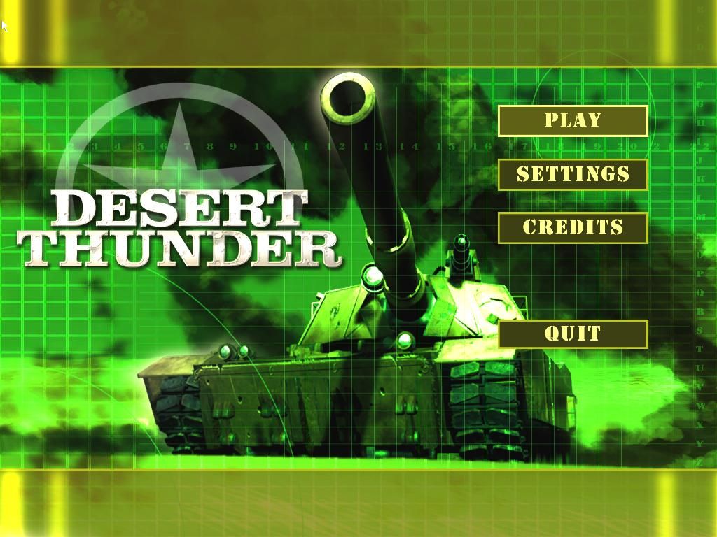 Desert Thunder (Windows) screenshot: Ready to play.