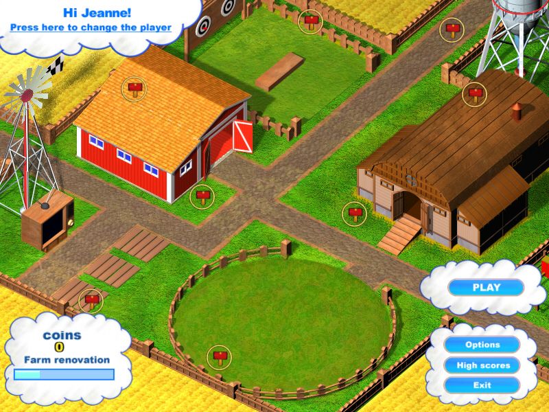 Sheep's Quest (Windows) screenshot: Main menu
