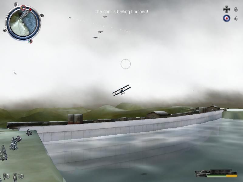 Wings of Honour (Windows) screenshot: Protecting the dam.