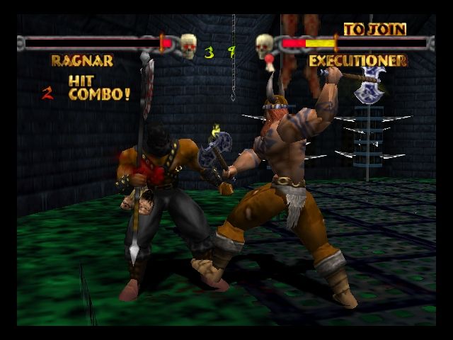 Mace: The Dark Age (Nintendo 64) screenshot: 2 hit combo