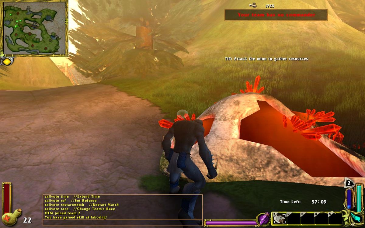 Savage: The Battle for Newerth (Windows) screenshot: You even will have to collect resources.
