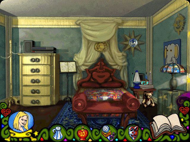 Sabrina: The Teenage Witch - Spellbound (Windows) screenshot: The main interaction screen