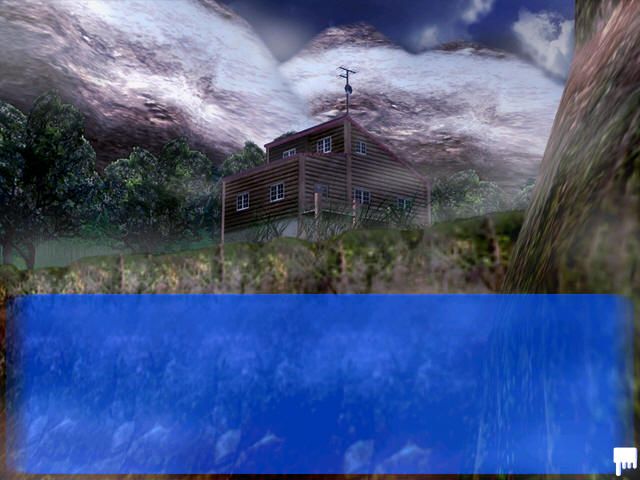 Requiem Hurts: Kankin (Windows) screenshot: A secluded house in northern mountains.