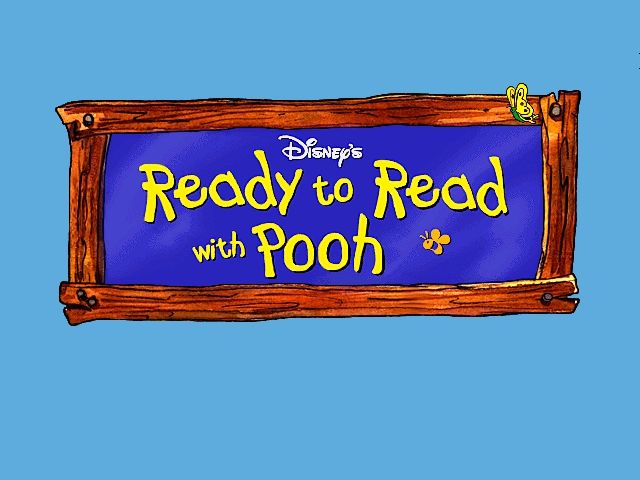 Disney's Ready to Read with Pooh (Windows) screenshot: Ready to Read title screen