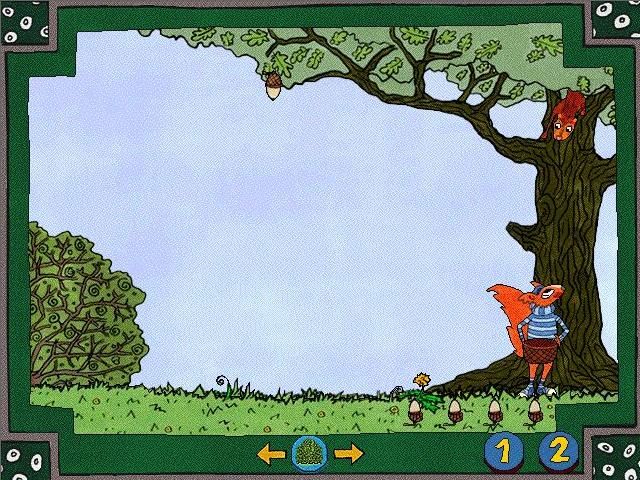 Millie Meter and Her Adventures in the Oak Tree (Windows) screenshot: Look out for the marten - they eat squirrels!