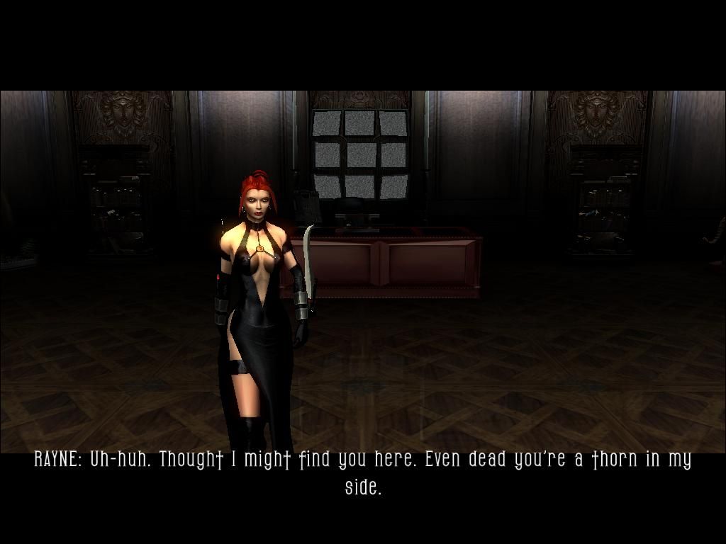 BloodRayne 2 (Windows) screenshot: What a dress..