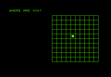 Piegram (Commodore PET/CBM) screenshot: Game start