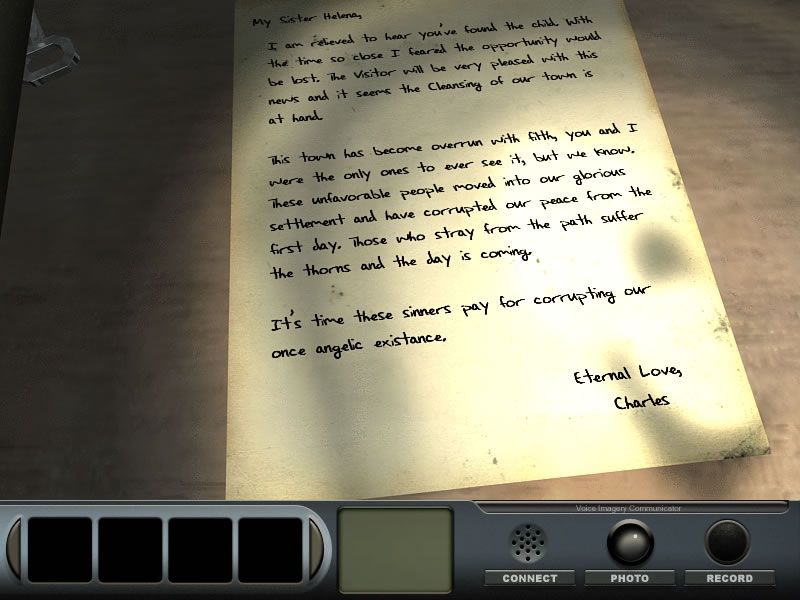 Delaware St. John: Volume 2: The Town with No Name (Windows) screenshot: Letters reveal more about the events but also about Delaware St. John's past.