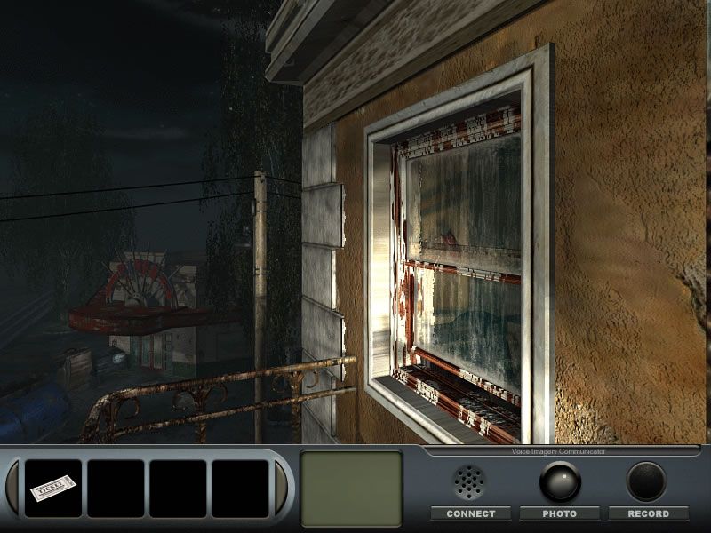 Delaware St. John: Volume 2: The Town with No Name (Windows) screenshot: Breaking in through the window.