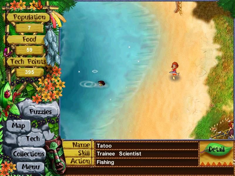 Virtual Villagers: The Lost Children (Windows) screenshot: Fishing