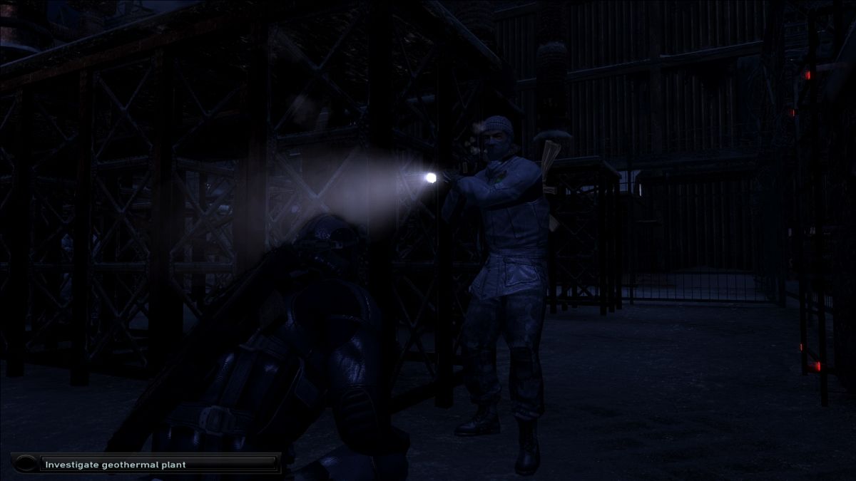 Tom Clancy's Splinter Cell: Double Agent (Windows) screenshot: Getting caught.