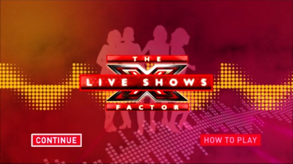 The X Factor: Interactive TV Game (DVD Player) screenshot: The start of the final round. There's a screen like this for every round but they are hard to capture.